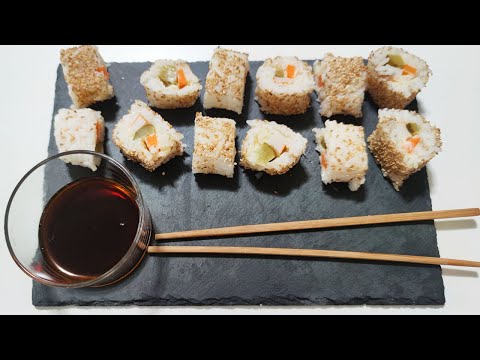 Come fare il sushi in casa senza alga