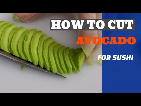 Come tagliare avocado per sushi