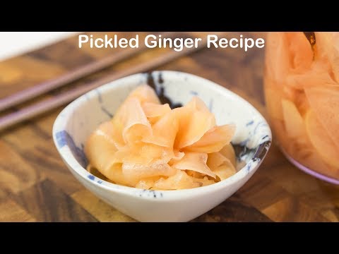 How to pickle ginger for sushi