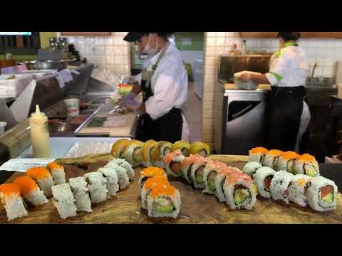 Sushi green como menu